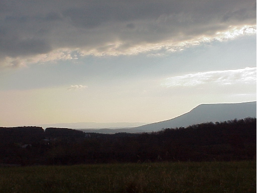 View of signal Knob from the lookout tree @ Fisher Hill Battlefield Civil War battlefield