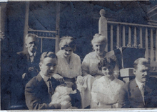 Baby Elinor with parents